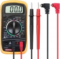 DIGIFLEX Multimètre numérique, voltmètre ampèremètre CA CC ohmmètre connectivité 19 gammes