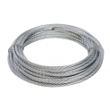 Fixman 876416 Câble métallique galvanisé, Argent