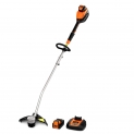 TACKLIFE Coupe-bordures sur Batterie 40V 2,5Ah, Moteur Brushless, Largeur de Coupe de 30 cm, Système de Coupe à Double Fil, Contrôle de Filetage Semi-Automatique – LGT01A