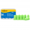 Toennesen Bouchons d’oreille Mousse, Réduction Anti-Bruit et Protection Auditive,pour Etui pour Etudier,Voyage,Concerts et Festivals,Ronflement(vert-5paires)