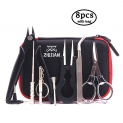 ZHIJIAN Coil Kit DIY 8 Pcs Coil Jig, Outil Coil Master Kit de Cigarette électronique , Pince Céramique, Ensemble bobine, Pince Anti-statique,Kit d’outils de Bricolage pince ceramique