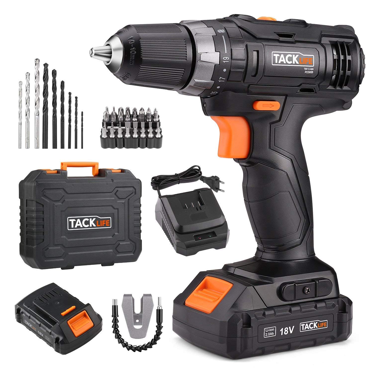 Perceuse visseuse sans fil TACKLIFE PCD05B