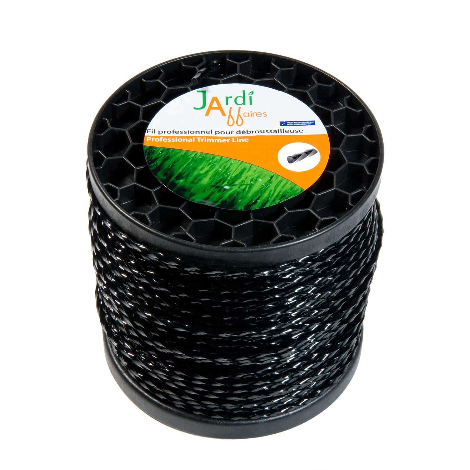 Jardiaffaires Bobine de Fil Professionnel Torsade pour débroussailleuse 3mm x 160 mètres