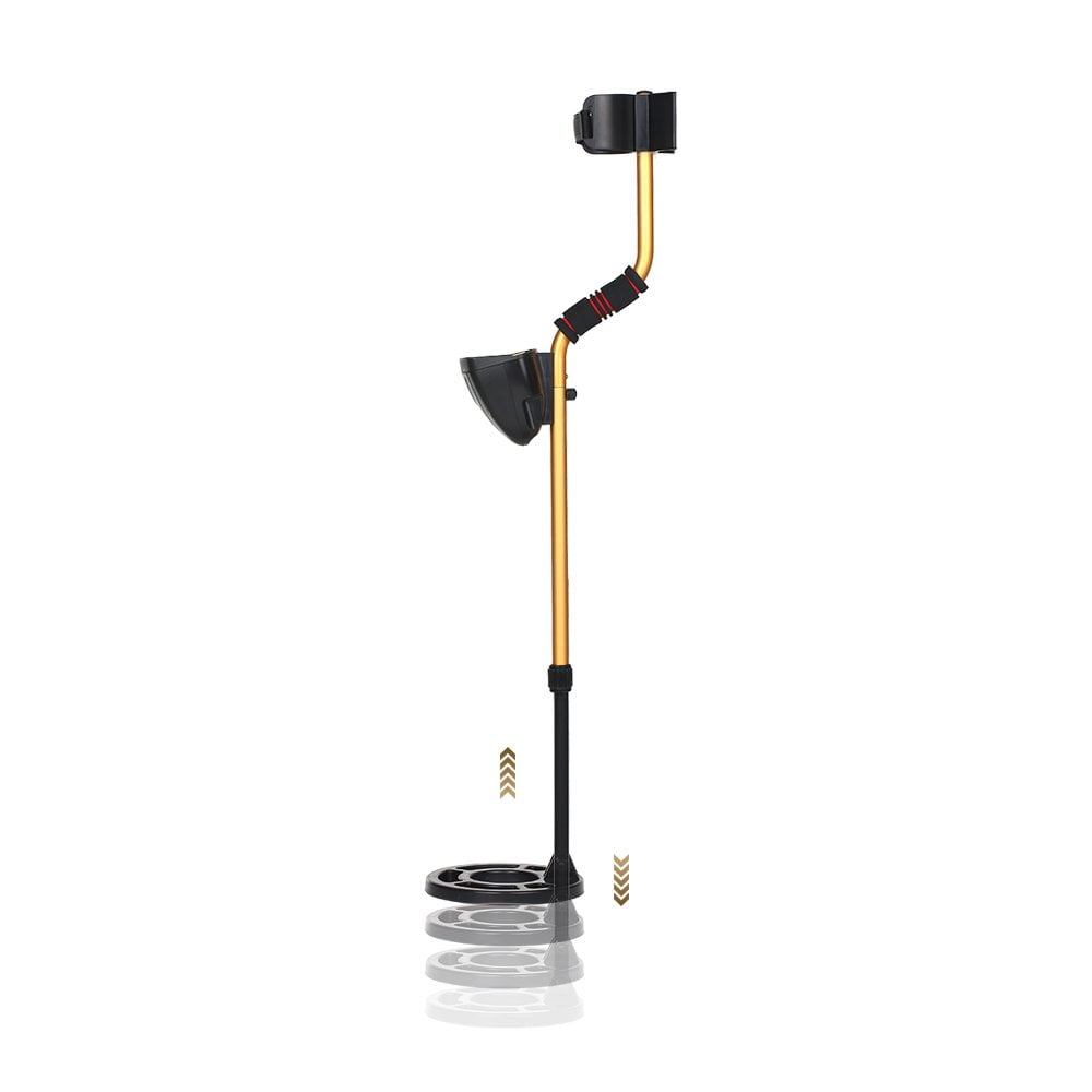 KKmoon Détecteur de Métaux Souterrain, Haute Performance Haute Sensibilité Ajustable, Fouilleur d’or, Pourchasseur de Trésor, Chercheur de Métaux, Outil pour Chercher le Trésor, Écran LCD-OR