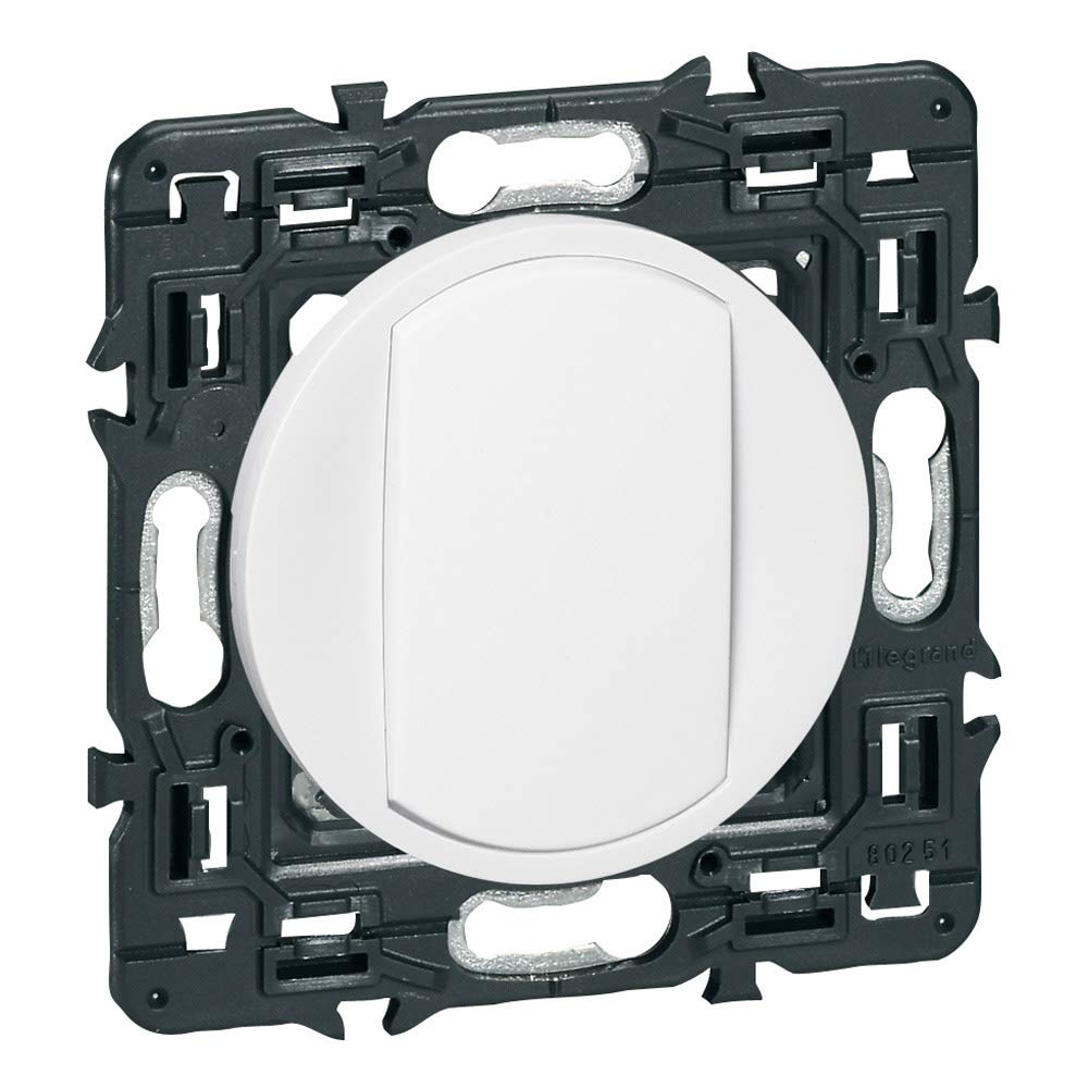 Legrand – Interrupteur Mural – Céliane – 250V – Coloris Blanc – 099720