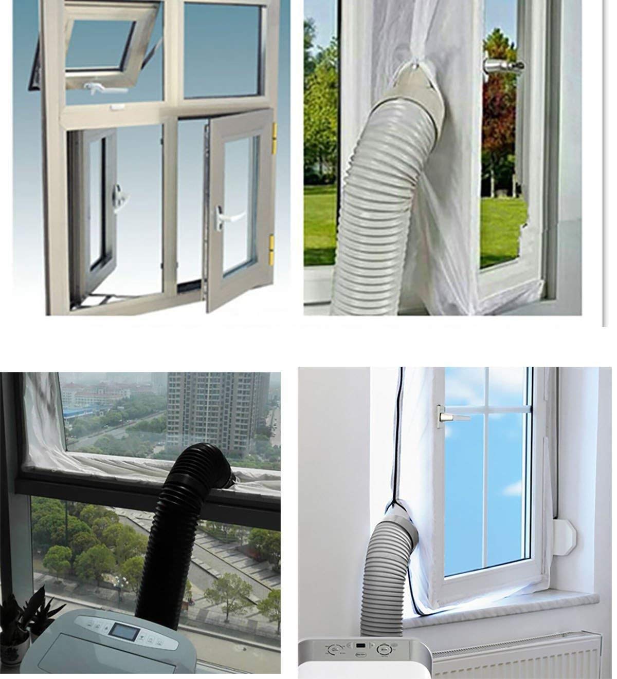 Mingran AirLock 4m Pour et Déshumidificateurs Kit de calfeutrage pour climatiseur mobile