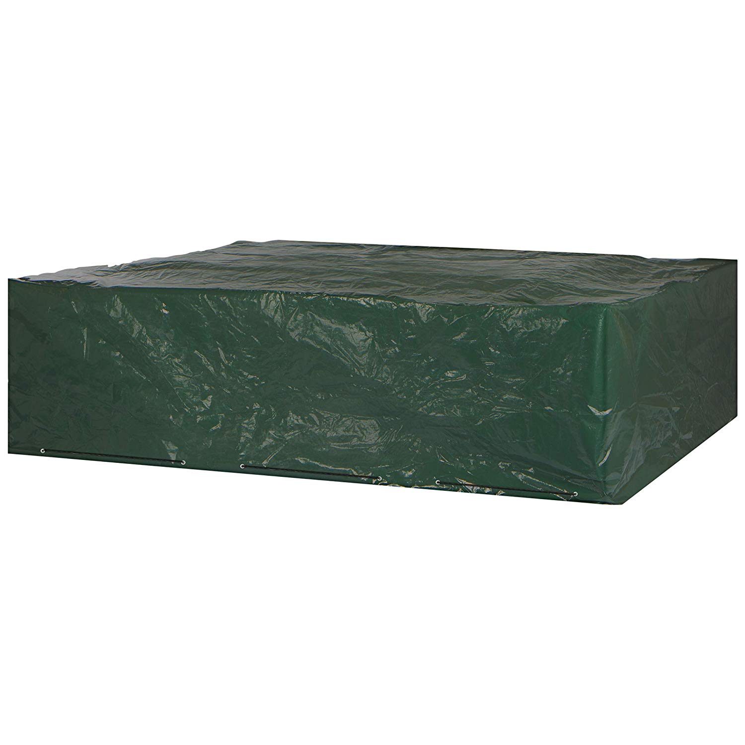 Housse de protection robuste pour votre salon de jardin ou pour couvrir vos meubles. Bâche de recouvrement imperméable et résistante aux intempéries de toutes sortes. Dimensions 240x140x90cm. Coloris: Vert