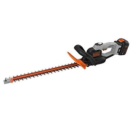 BLACK+DECKER GTC5455PC-QW Taille-haies sans fil – Ecartement : 19 mm – Technologie anti-blocage de lame, 54V, Noir, 60 cm
