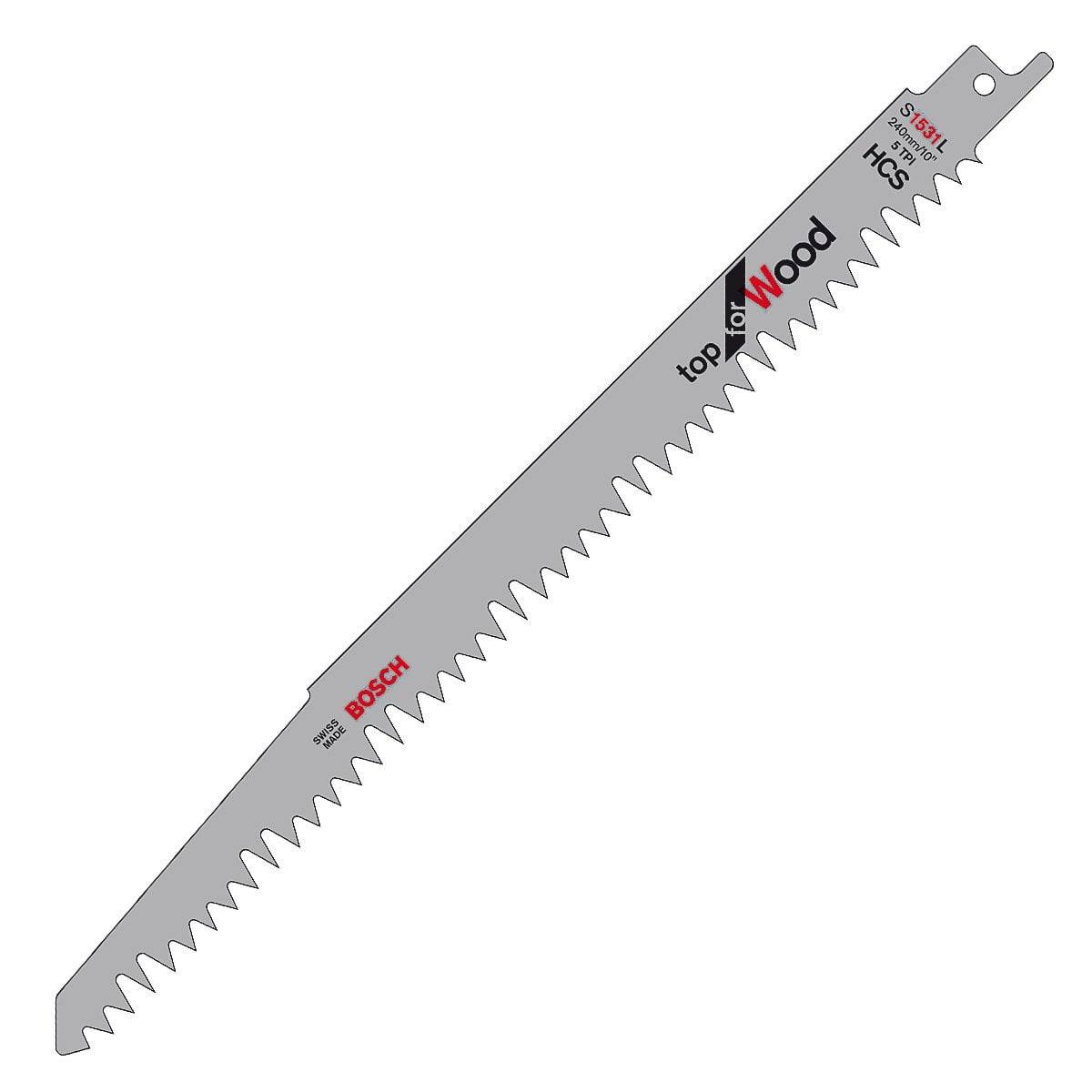 Bosch lame de scie sabre pour le bois S 1531 L HCS Top for Wood 5 pièces 2608650676