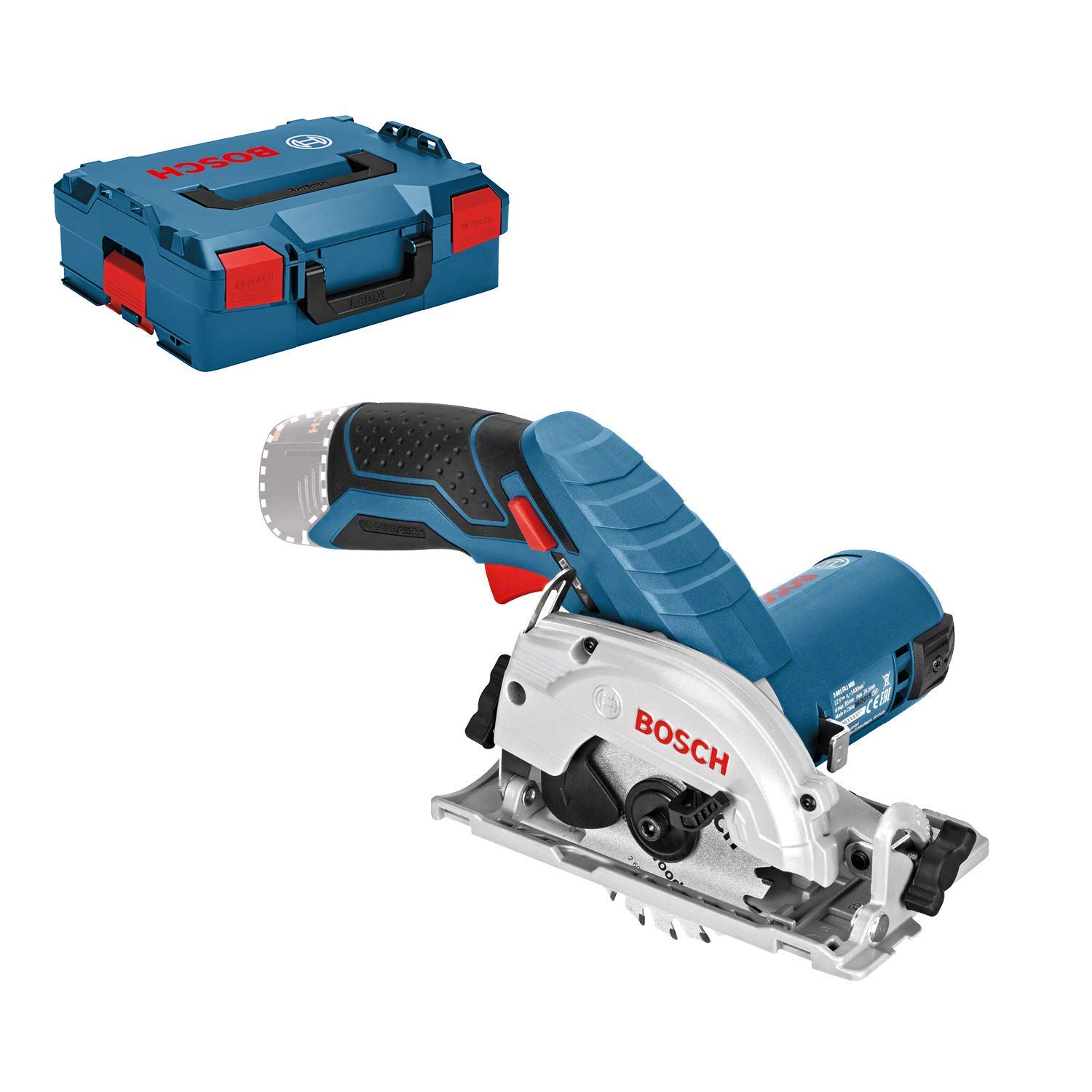 Bosch Professional Scie Circulaire Click&Go Sans Fil GKS 12V-26 Solo (12V, Ø de la lame de scie: 85 mm, L-Boxx)