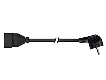 Perel 51016 Câble électrique 1,80 m Noir