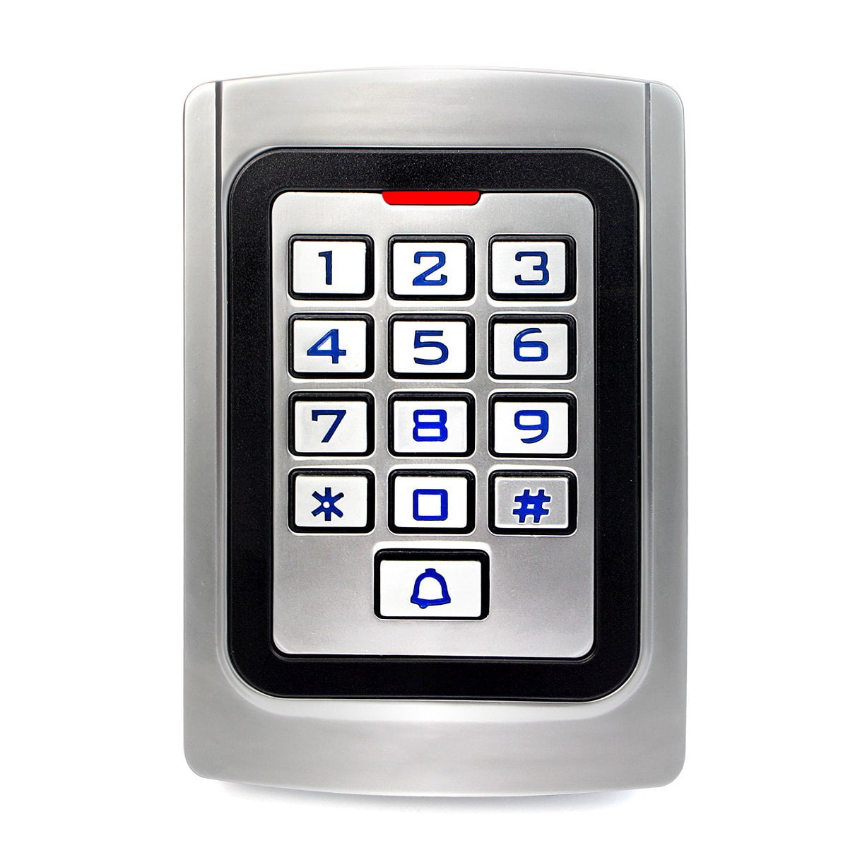 Retekess K10EM-W Digicode Clavier à Code Métal IP68 Contrôle d’Accès PIN 125KHz RFID Étanche Rétro-Éclairé Wiegand 26 Anti-Effraction pour Boutique Appartement Entreprise