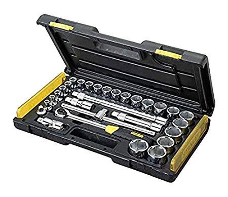 Coffret à cliquet et douilles 1/2″ Stanley 2-85-584, 29 pièces