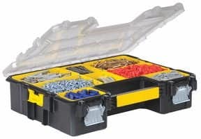 Stanley Fatmax 1-97-518 Pro Organiseur étanche avec 10 compartiments amovibles, Multicolore