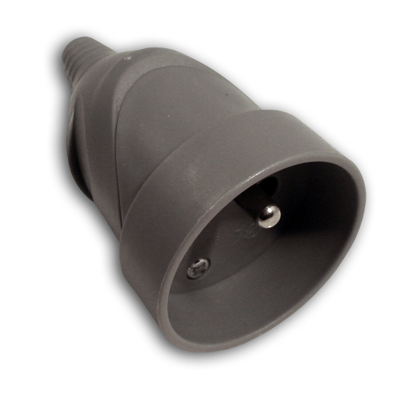 Zenitech – Fiche femelle 16A 2P+T – Gris