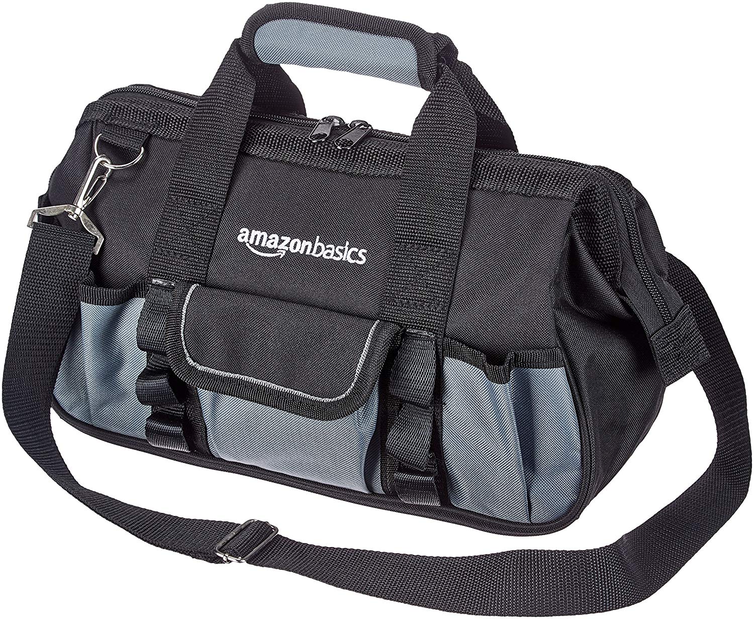 Sac à outils 30,5 cm AmazonBasics coloris gris et noir