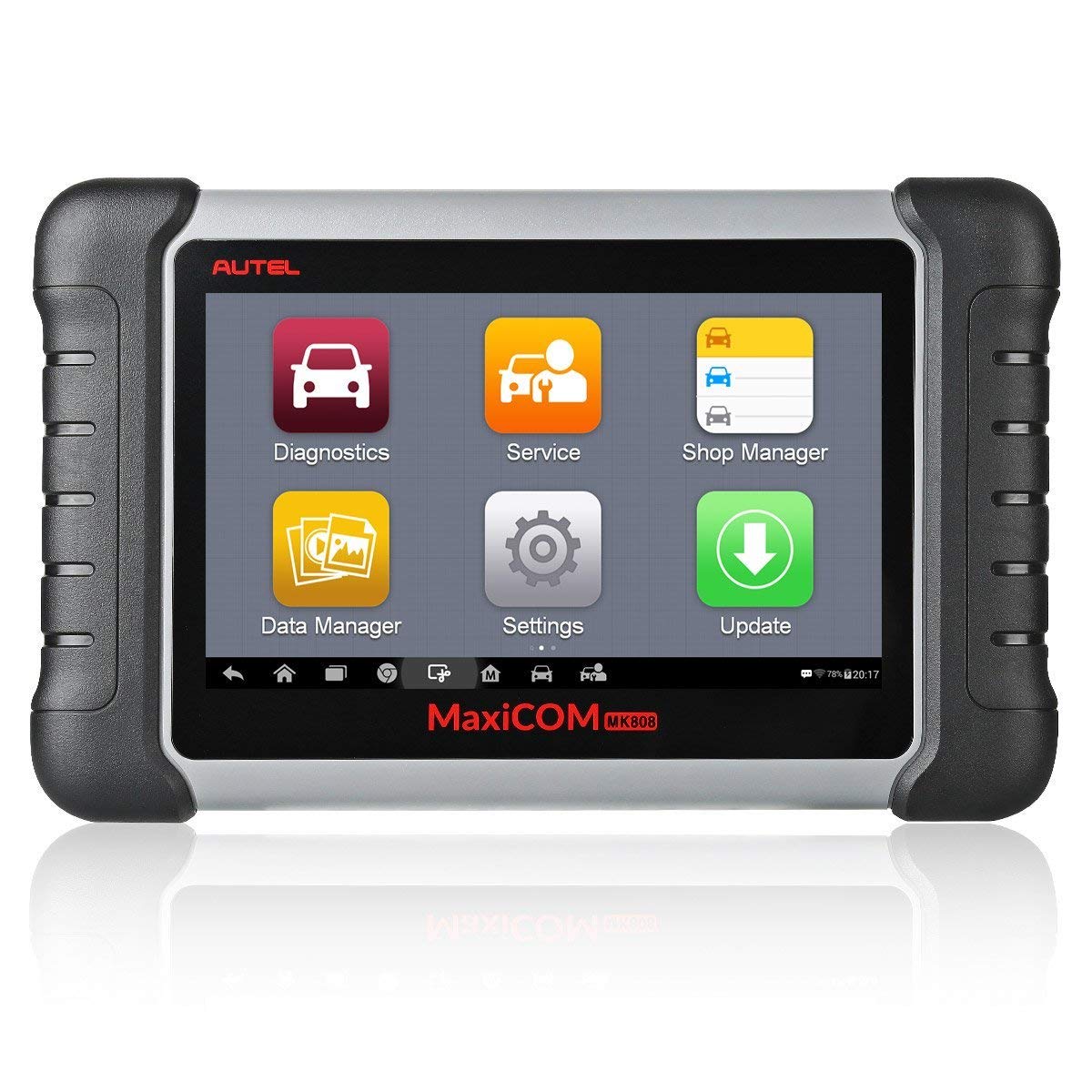 Autel Appareil de Diagnostic MaxiCOM MK808 Scanner OBD2 pour Tous les Systèmes avec Service Réinitialisation du Voyant Vidange, EPB, BMS, SAS, FAP, TPMS et IMMO ect (Même Fonctions avec MX808)