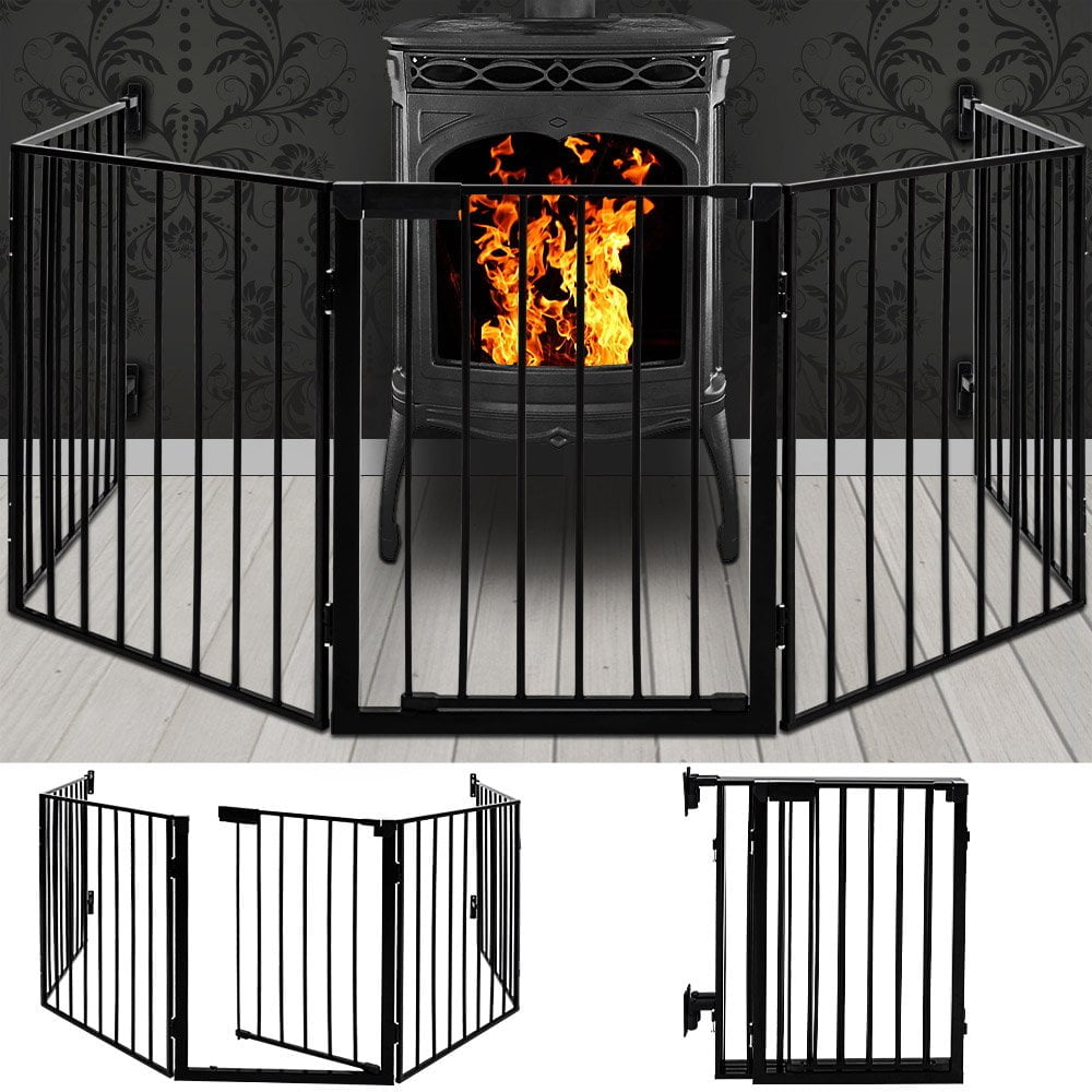 Barrière de sécurité 310 cm Grille protection pour animaux Cheminée escalier