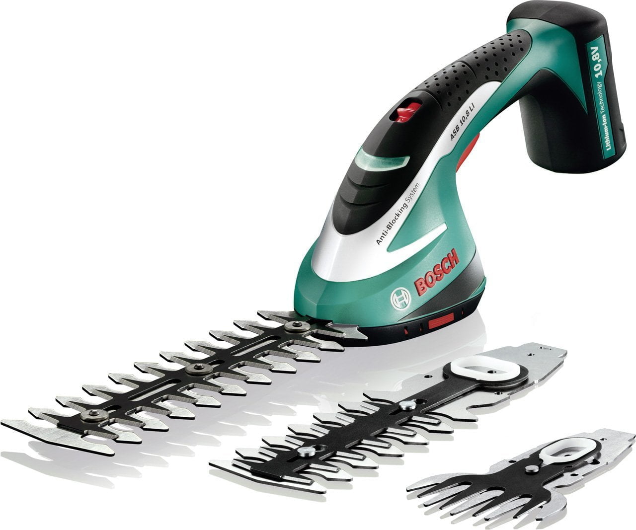 Bosch Taille-haies sans fil ASB 10,8 LI avec set de 3 lames et chargeur 0600856301