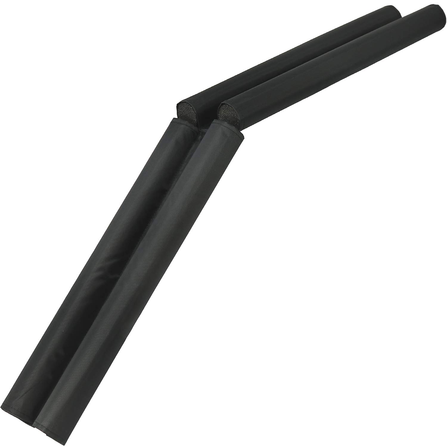 com-four® Projet de butée Pliable avec Double Joint en Noir (01 pièces – coupées Individuellement jusqu’à 86 cm)