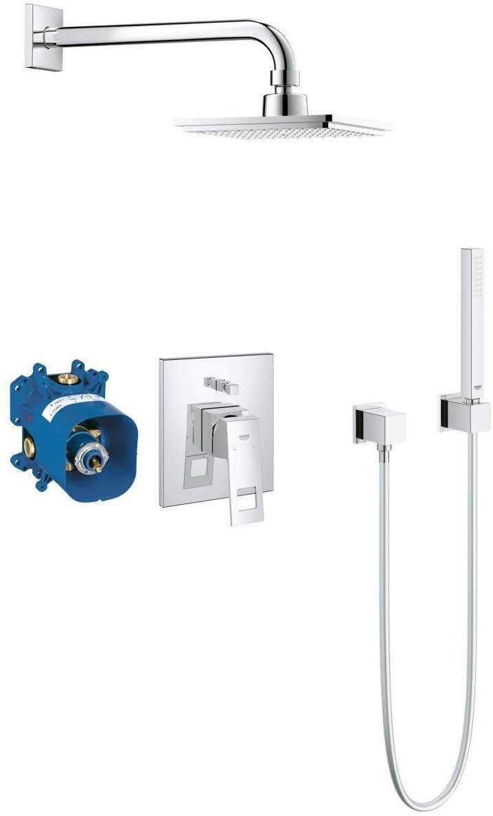 GROHE 23409000 Pack Encastré Mécanique Eurocube, Chromé (Import Allemagne)