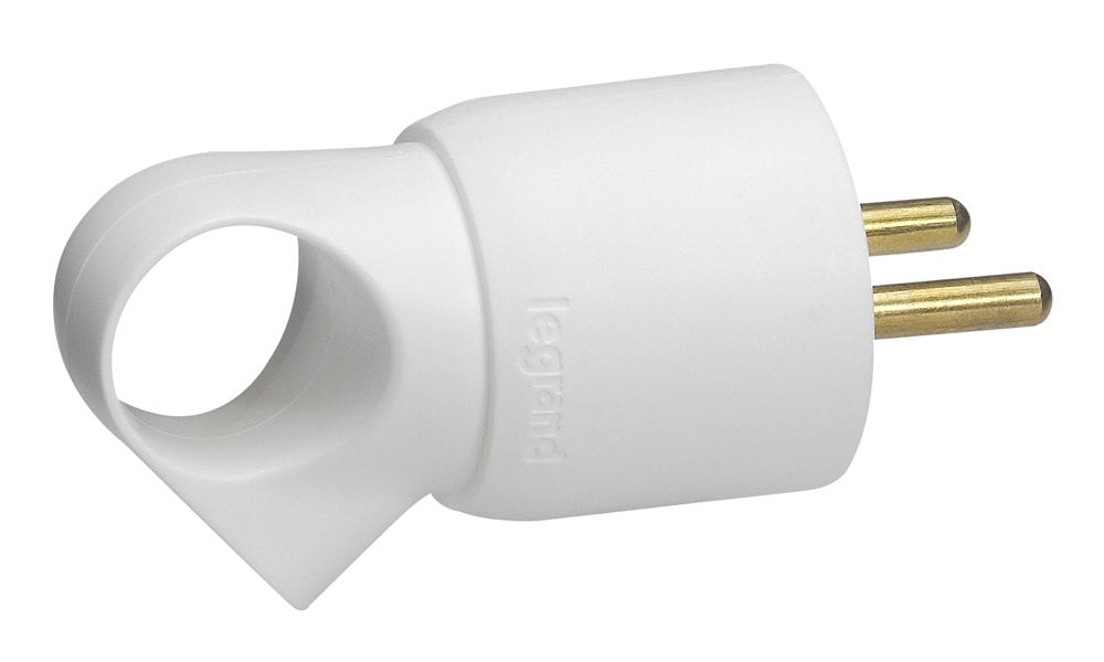 Legrand LEG50103 Fiche mâle 2P + T avec anneau 16 A Annela