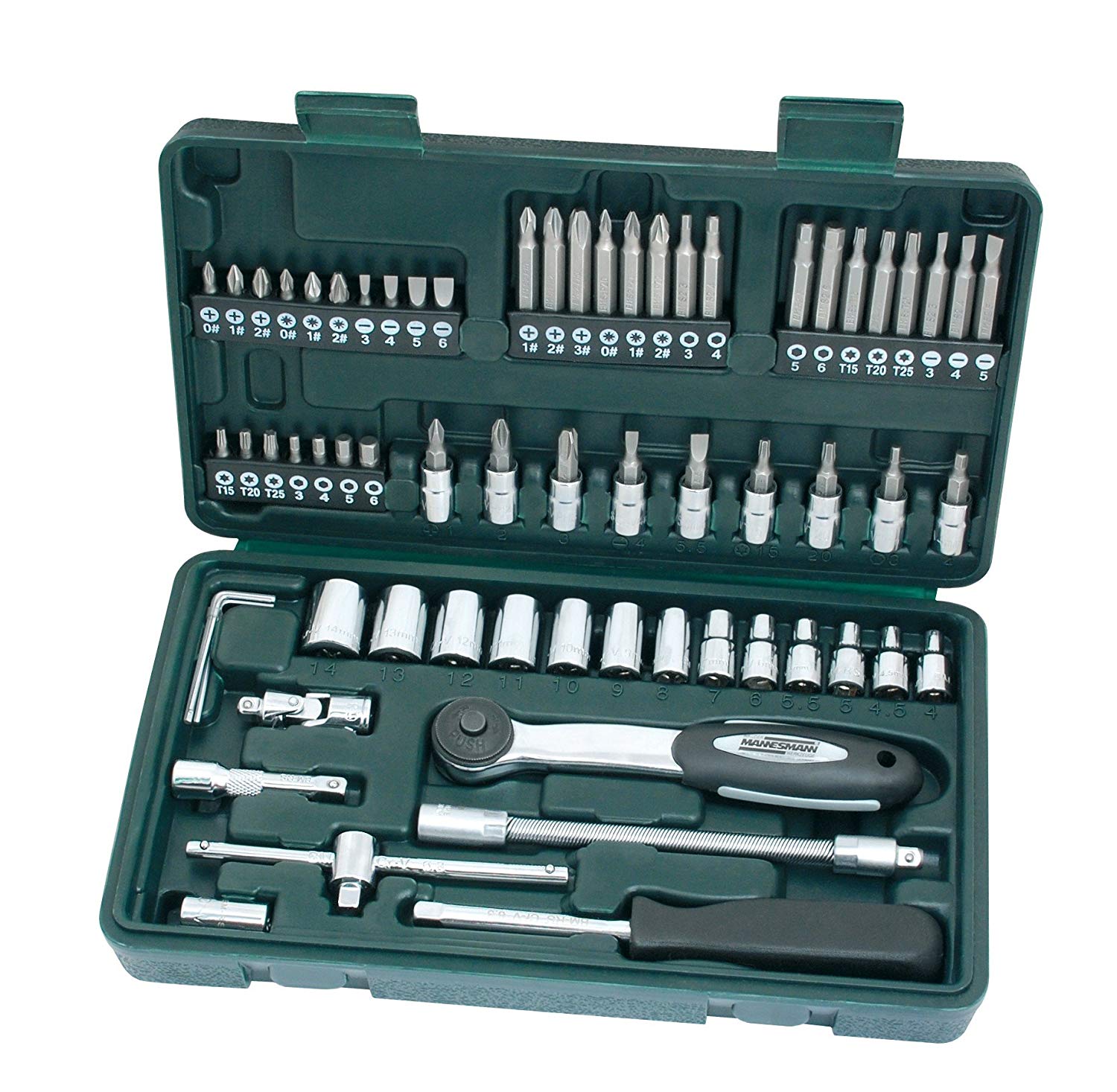 Mannesmann Coffret de clés à douille 65 pièces (Import Allemagne)