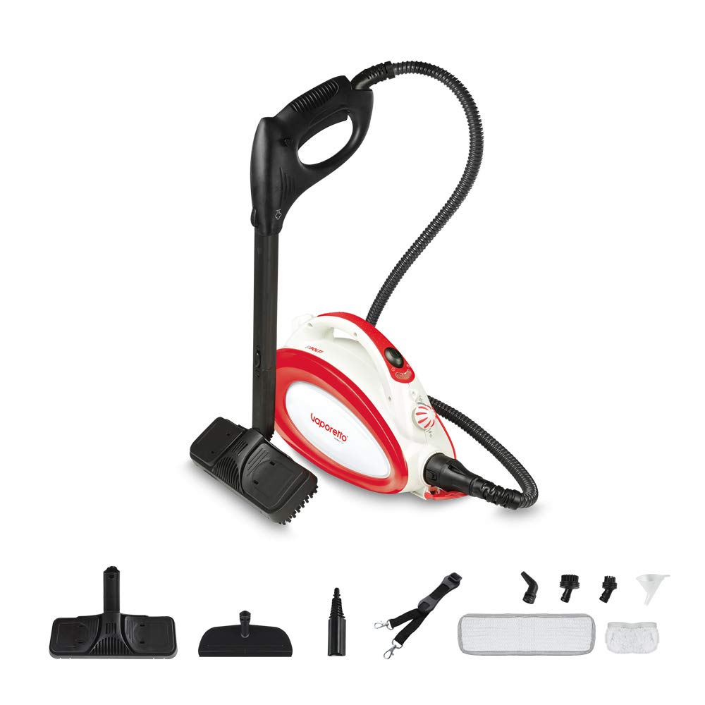 Polti Vaporetto Handy 20, Nettoyeur Vapeur 3,5 Bar avec Bandoulière, 10 Accessoires