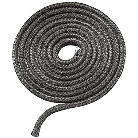 R104 04318 Tresse ø 10mm pour insert de cheminee, Gris