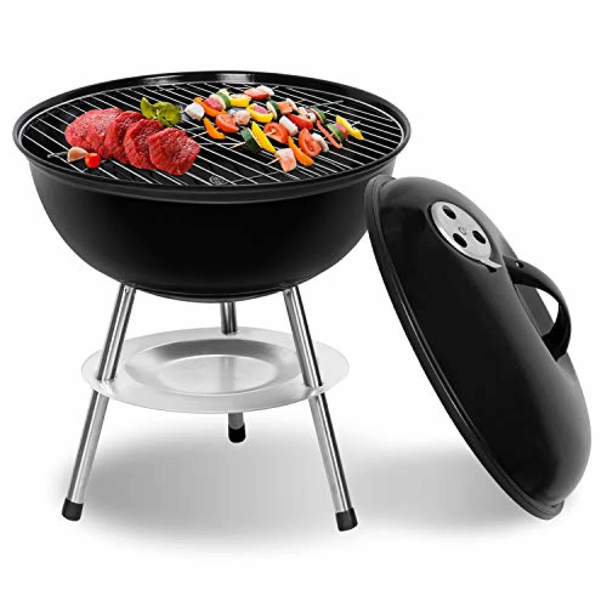 SunJas Barbecue Charbon de Bois BBQ Gril Portable Démontable