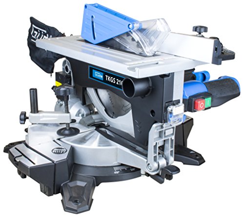 Güde 55254 Scie à onglet TKGS 216 1800 W 240 V Bleu