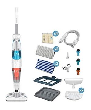 Le meilleur Nettoyeur vapeur ROWENTA 2 en 1 Clean & Steam 1700 W - RY8544WH accessoires multi-surfaces.