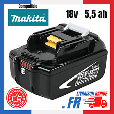 Batterie Pour Makita 18V 5.5Ah Indicateur LED Li-ion BL1860B BL1850 BL1815 BL184