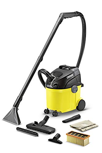 Karcher Injecteur / Extracteur SE 5.100 - Avec Accessoires: système de Confort 2 en 1, Système 2 Réservoirs, Gros Boutons et Verrou Tournant Pratique.