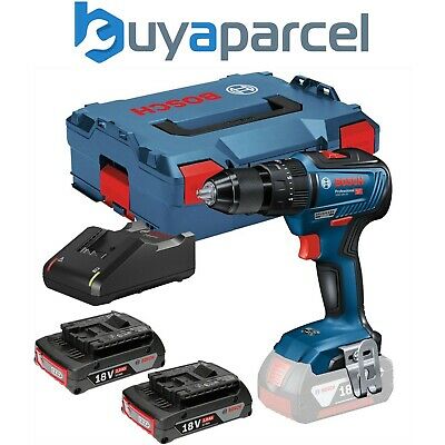 Bosch 18v GSB 18V-55 Brushless Combi Hammer Drill - 2 x 2.0ah Batteries