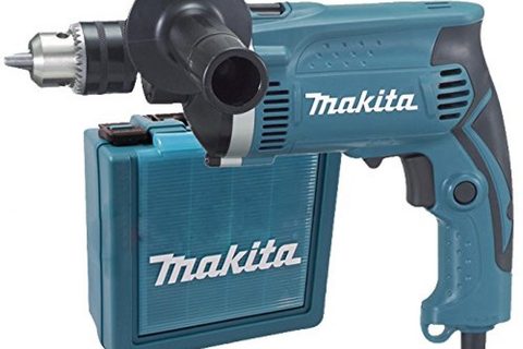 Perceuse à percussion MAKITA, HP1631KX3, 710W + kit accessoires