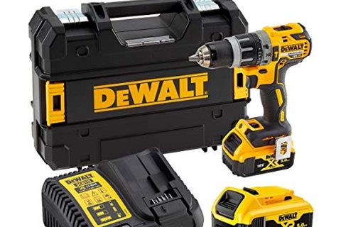 DEWALT 18 V 5 Ah, 2 Batteries, XR -DCD796P2-QW Perceuse-Visseuse a Percussion, Brushless