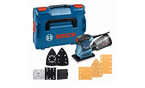 Bosch Professional Ponceuse Vibrante GSS 160-1 A Multi (180 W, Diamètre d’Amplitude 1,6 mm, dans une L-BOXX) Bleu