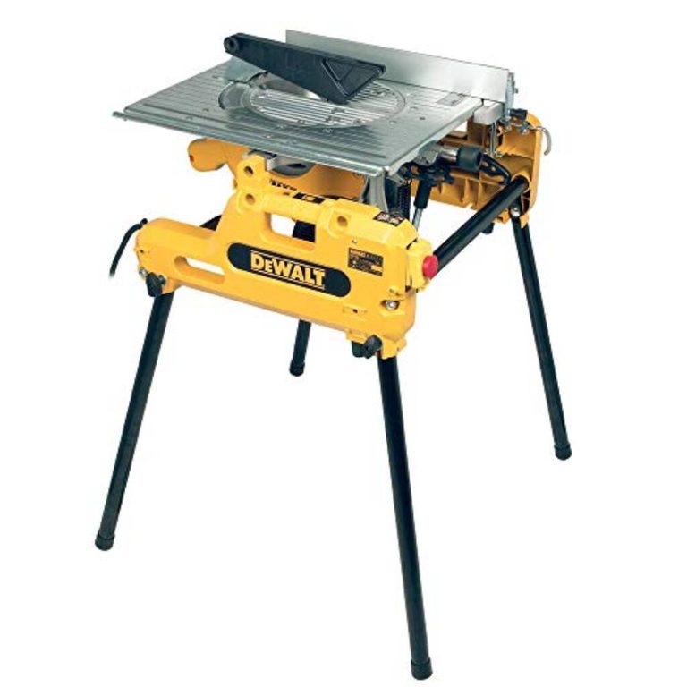 DeWalt DW743N-QS Scie A Table et Onglets Retournable