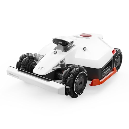 MAMMOTION LUBA 2 AWD 5000X Robot Tondeuse sans Fil Périphérique, NetRTK+Vision, Aucune Antenne RTK Requise, Recommandé 5000m², Pentes à 80%, Hauteur de Coupe 25-70 mm, avec Module 4G