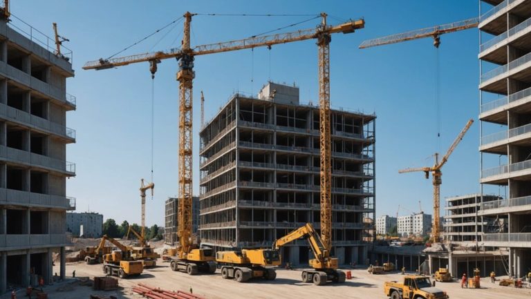 Focus sur les différents types de grues et leur rôle sur site
