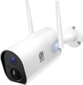 15,000 mAh Caméra de Surveillance WiFi Extérieure Batterie Rechargeable,MTM Caméra IP sans Fil 1080P FHD ,Vision Nocturne, Détection PIR de Humain Mouvement, Audio Bidirectionnel