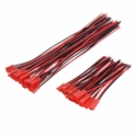 20 Paires 22 AWG JST Connecteur de Prise 2 Pin Mâle Femelle Connecteur de Prise Fil Câble pour LED Bande de Lampe RC Jouets Batterie, 4 Pouces, 6 Pouces