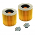 Lot de 2 filtres à air de remplacement pour Kärcher 6.414–552.0/64145520