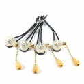 4 Pcs Tirer Interrupteur Maison Ventilateur Lampe Mur Lumière Remplacement Tirer la Chaîne Cordon Commutateur