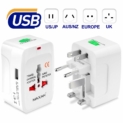 Adaptateur secteur de voyage compatible dans plus de 150 pays et régions. Adaptateur de voyage usb avec 1 port USB