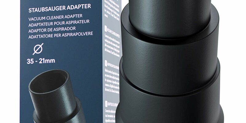 Adaptateur tuyau aspirateur Plemont® pour aspirateurs d’atelier, meuleuse, scie sauteuse, scie circulaire, ponceuse