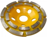 AERZETIX – Disque diamant à poncer 110mm 22.23mm assiette pour meuleuse 115mm béton pierre brique surfaçage façonnage C15772