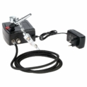 Airbrush Kit Compresseur, KKmoon 100-250V Gravité Professionnelle Double Action Airbrush Kit Compresseur d’Air, pour Tatouage/Manucure/Craft/Spray Modèle/Nail/Ensemble/d’Outils de Peinture d’Art.