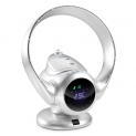Alfawise Ventilateur sans feuilles Ventilateur sans feuilles ultra silencieux avec télécommande, écran à LED, ventilateur réglable à 8 vitesses, idéal pour les enfants et les animaux domestiques